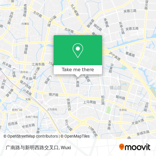 广南路与新明西路交叉口 map