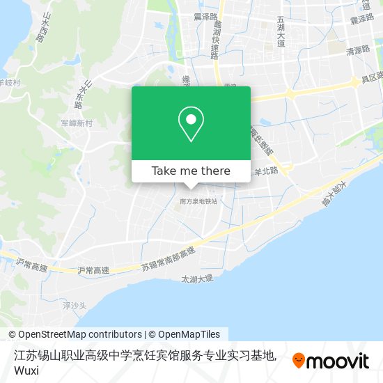 江苏锡山职业高级中学烹饪宾馆服务专业实习基地 map