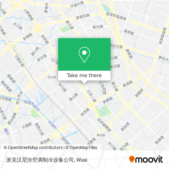 派克汉尼汾空调制冷设备公司 map