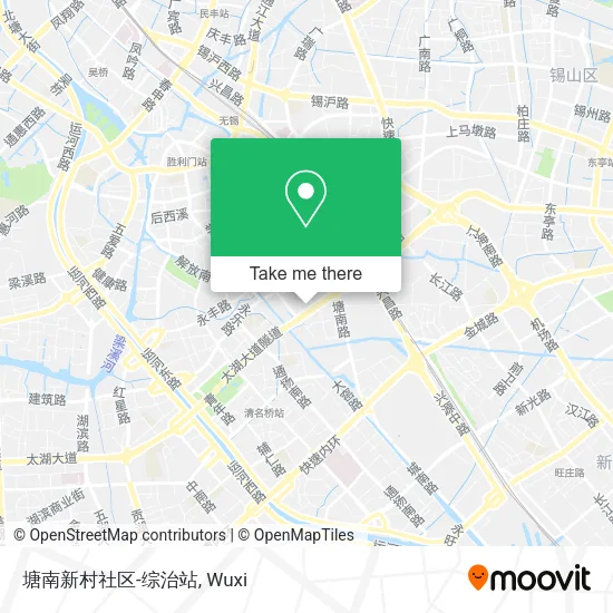 塘南新村社区-综治站 map