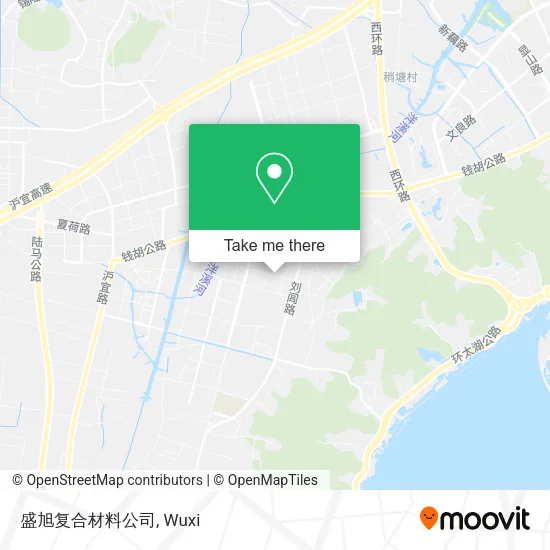 盛旭复合材料公司 map