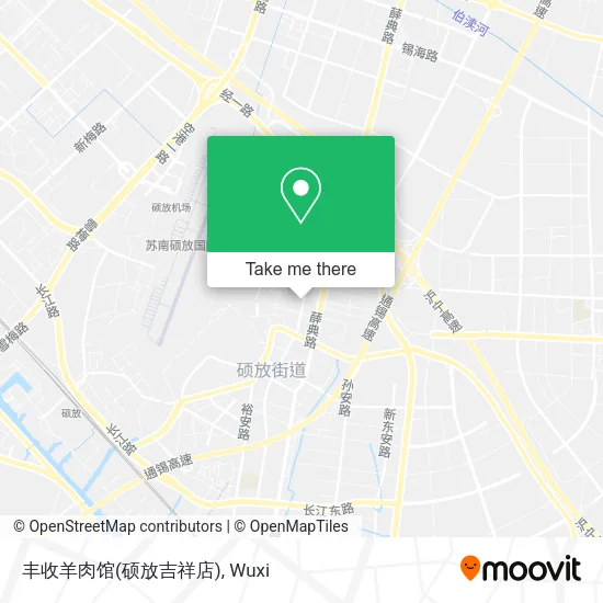丰收羊肉馆(硕放吉祥店) map