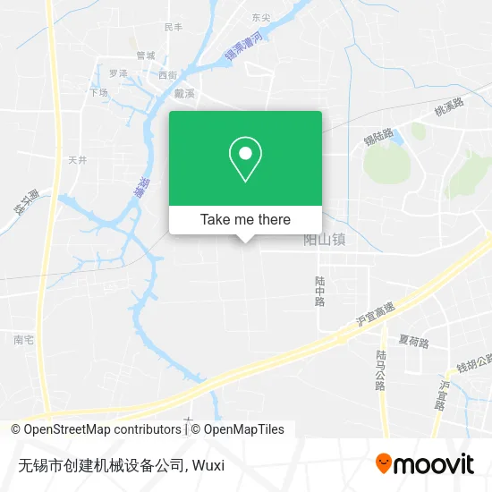 无锡市创建机械设备公司 map