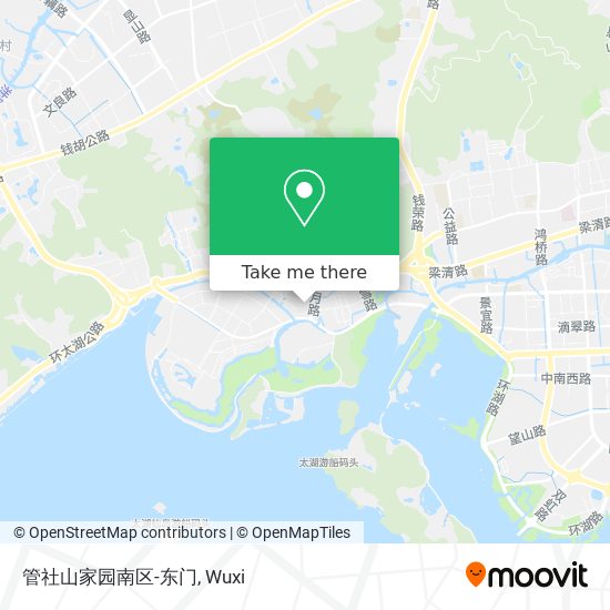 管社山家园南区-东门 map