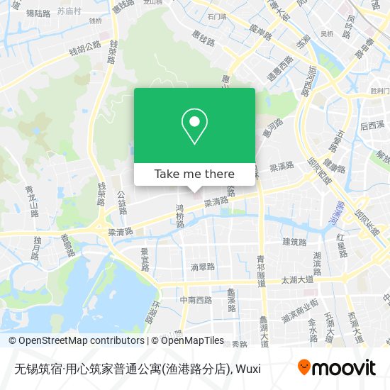 无锡筑宿·用心筑家普通公寓(渔港路分店) map