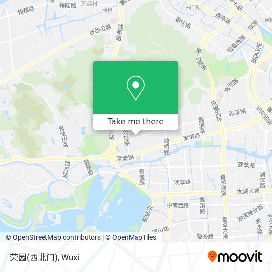 荣园(西北门) map