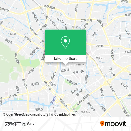 荣巷停车场 map