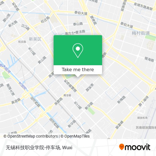 无锡科技职业学院-停车场 map