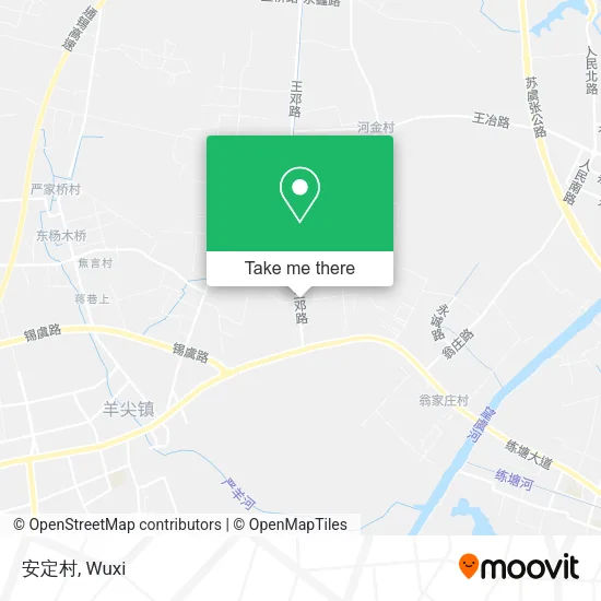 安定村 map