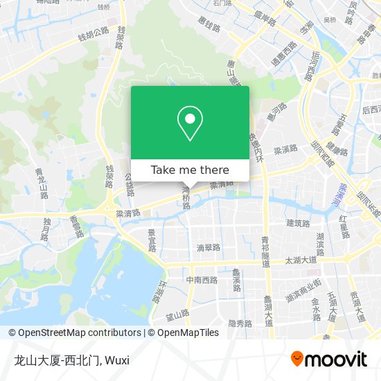 龙山大厦-西北门 map