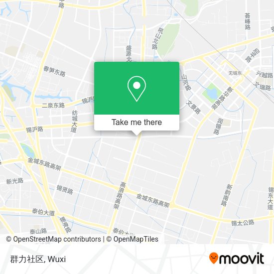 群力社区 map
