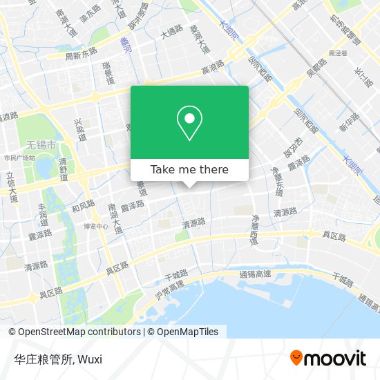 华庄粮管所 map