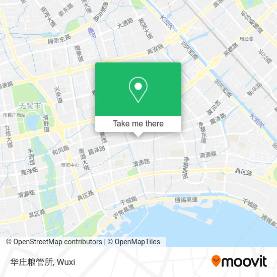 华庄粮管所 map