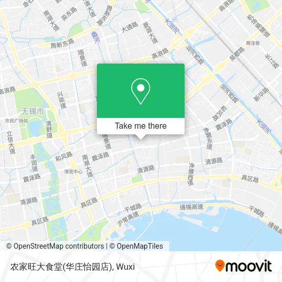 农家旺大食堂(华庄怡园店) map