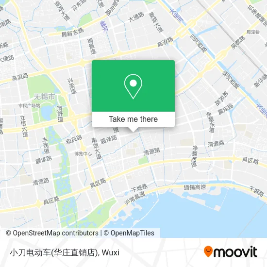 小刀电动车(华庄直销店) map