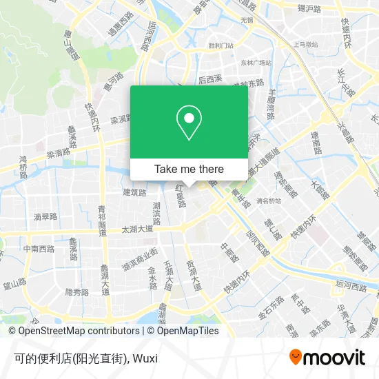 可的便利店(阳光直街) map