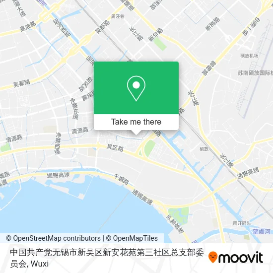 中国共产党无锡市新吴区新安花苑第三社区总支部委员会 map
