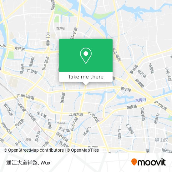 通江大道辅路 map