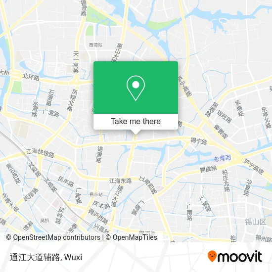 通江大道辅路 map