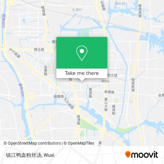 镇江鸭血粉丝汤 map