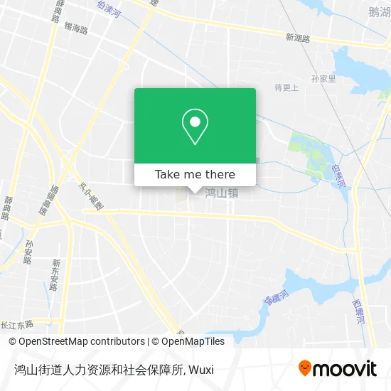 鸿山街道人力资源和社会保障所 map