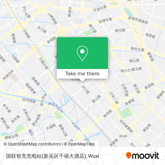 国联智充充电站(新吴区千禧大酒店) map