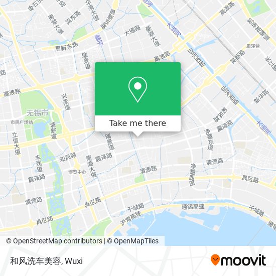 和风洗车美容 map