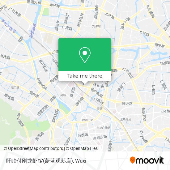 盱眙付刚龙虾馆(蔚蓝观邸店) map