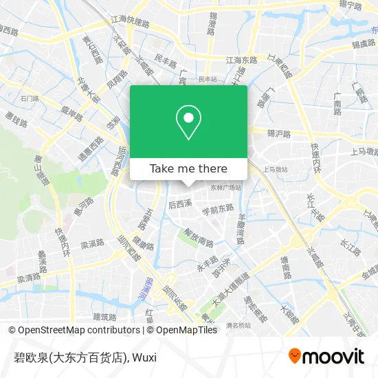 碧欧泉(大东方百货店) map