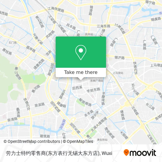 劳力士特约零售商(东方表行无锡大东方店) map
