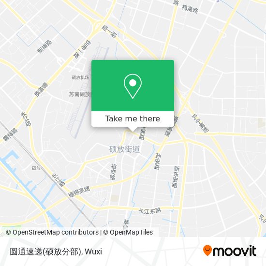圆通速递(硕放分部) map