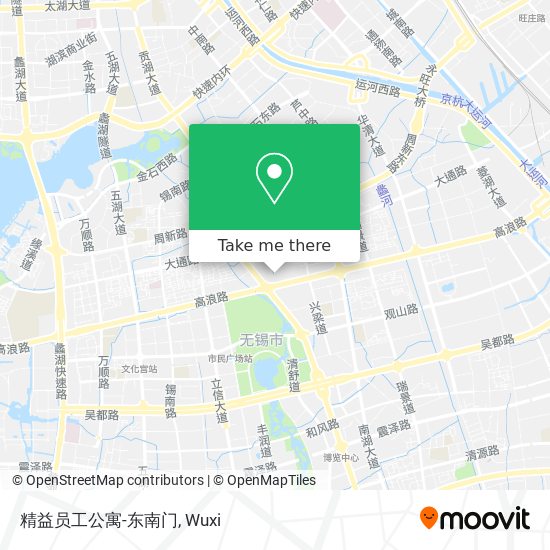 精益员工公寓-东南门 map