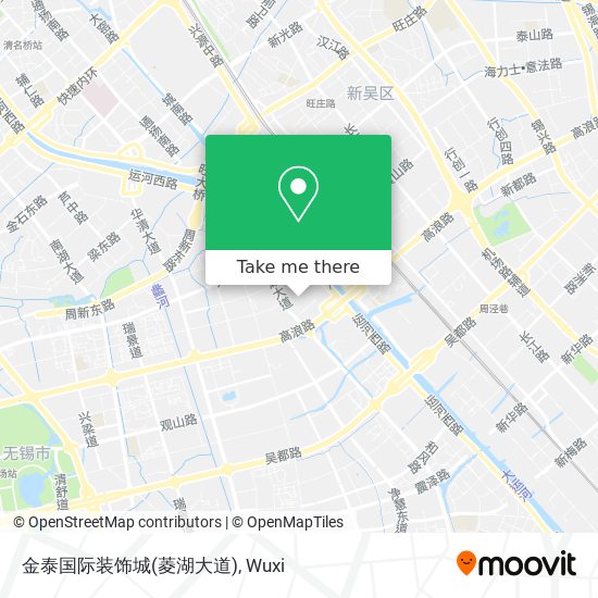 金泰国际装饰城(菱湖大道) map