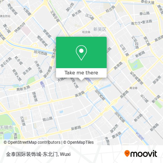 金泰国际装饰城-东北门 map