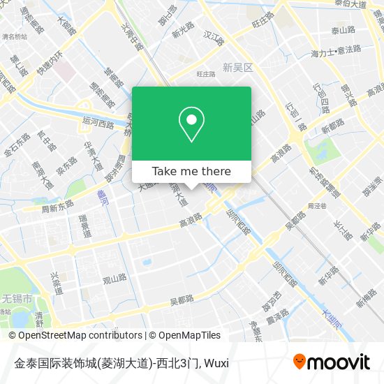 金泰国际装饰城(菱湖大道)-西北3门 map