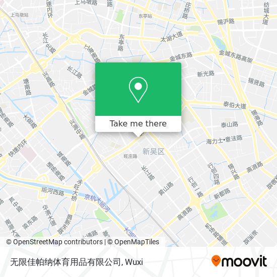 无限佳帕纳体育用品有限公司 map