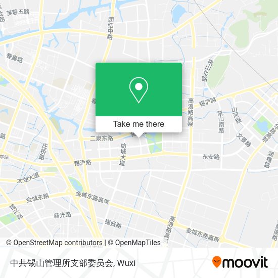 中共锡山管理所支部委员会 map