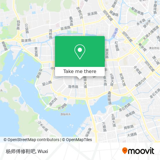 杨师傅修鞋吧 map