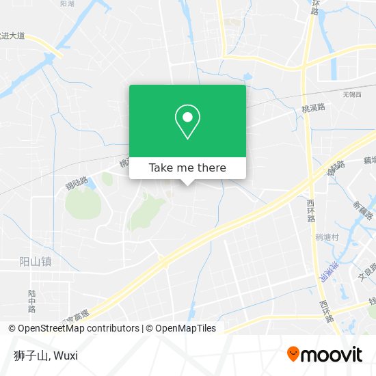 狮子山 map