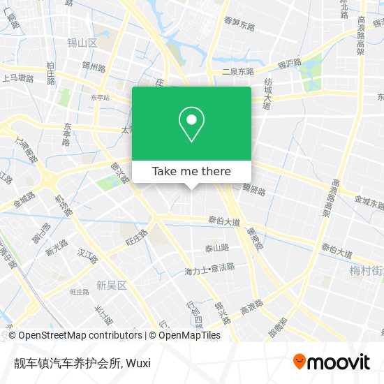 靓车镇汽车养护会所 map