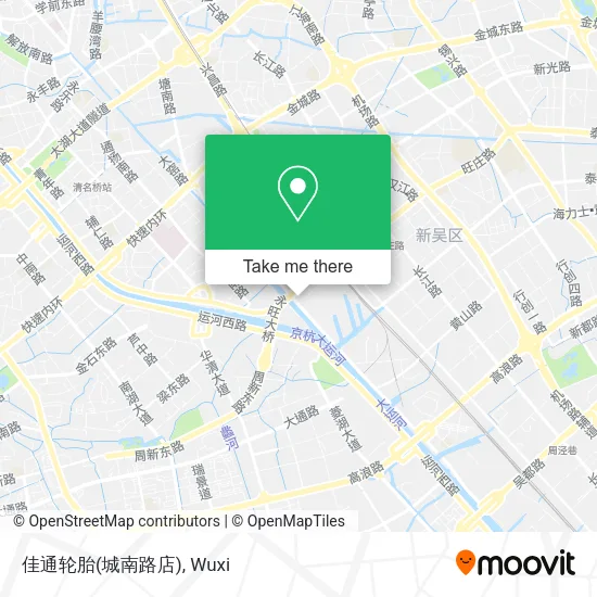 佳通轮胎(城南路店) map