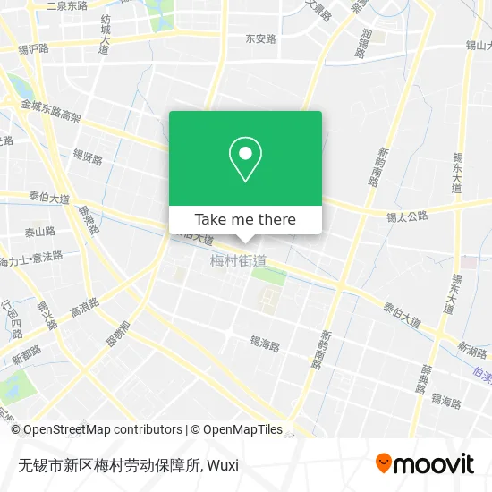 无锡市新区梅村劳动保障所 map