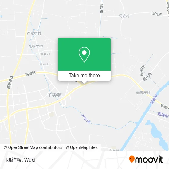 团结桥 map