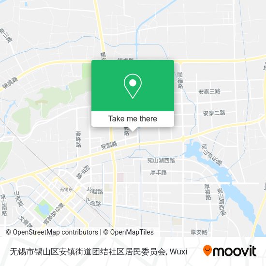 无锡市锡山区安镇街道团结社区居民委员会 map