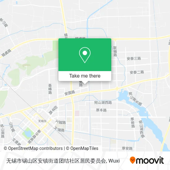 无锡市锡山区安镇街道团结社区居民委员会 map