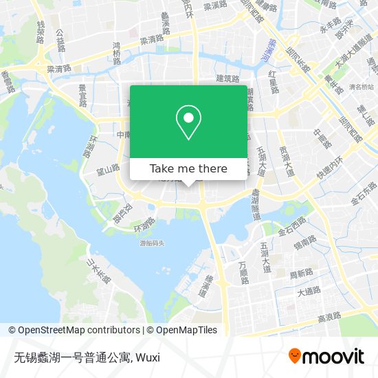 无锡蠡湖一号普通公寓 map