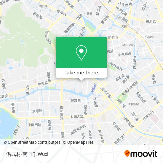 侣成村-南1门 map