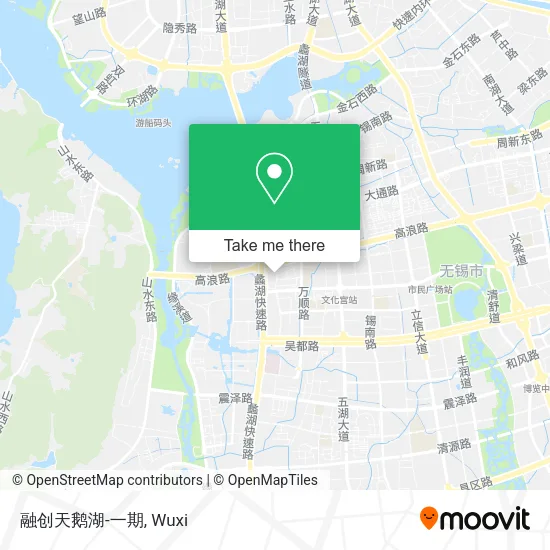 融创天鹅湖-一期 map