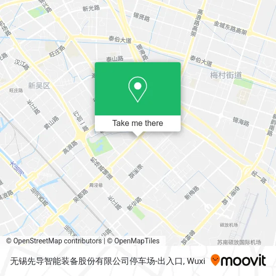 无锡先导智能装备股份有限公司停车场-出入口 map