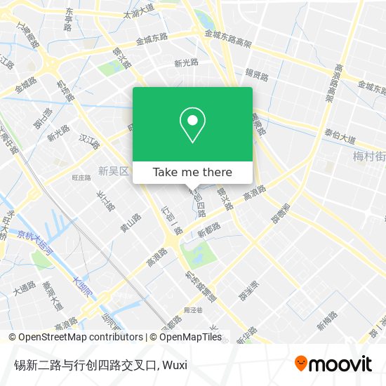 锡新二路与行创四路交叉口 map